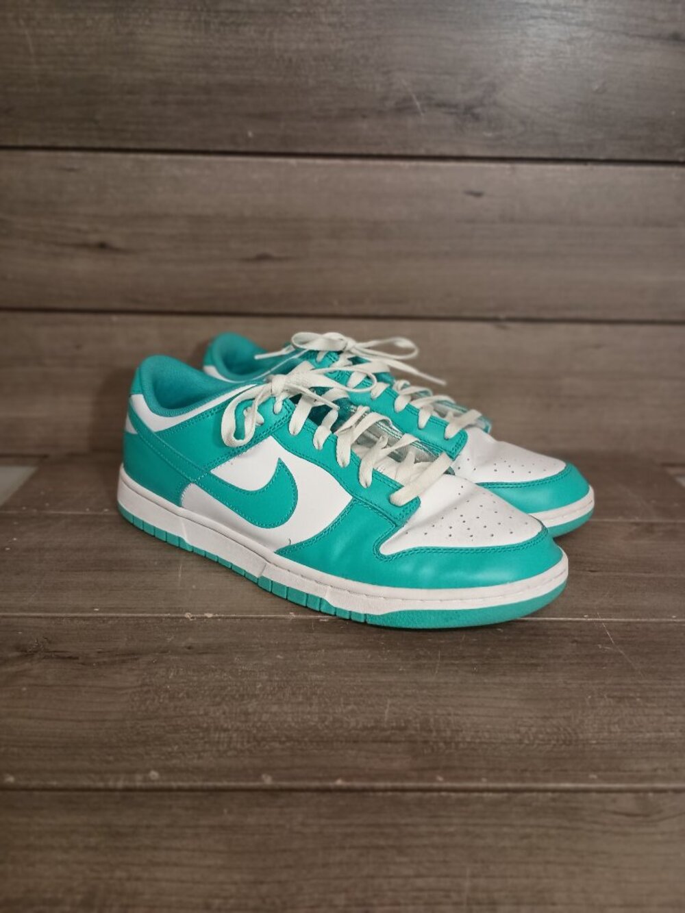 Nike Dunk Low Retro Clear Jade Mens Low Top Sneakers Size 11.5 DV0833-101